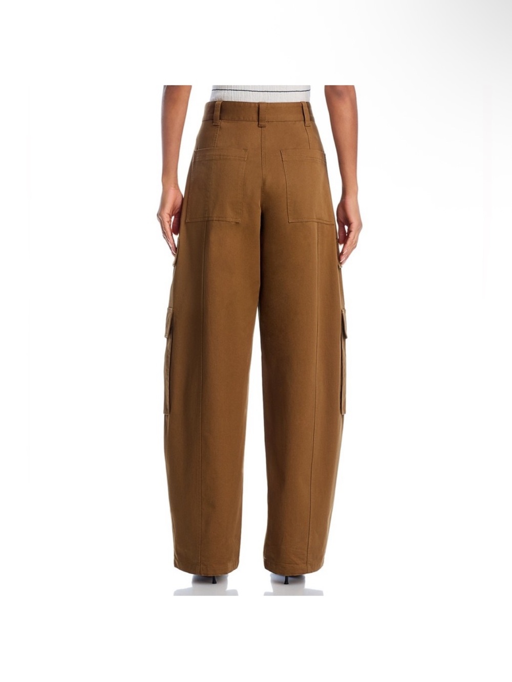 A.L.C. Barrel-Leg Cargo Pants in Brown - Picture 5 of 7